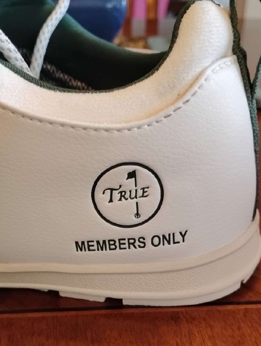 TRUE Linkswear OG 1.2 “Members Only” Limited Edition Golf Shoes White Green Mens - Picture 14 of 16